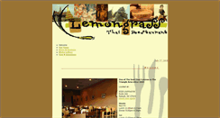 Desktop Screenshot of lemongrassthairestaurant.net