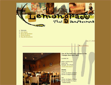 Tablet Screenshot of lemongrassthairestaurant.net